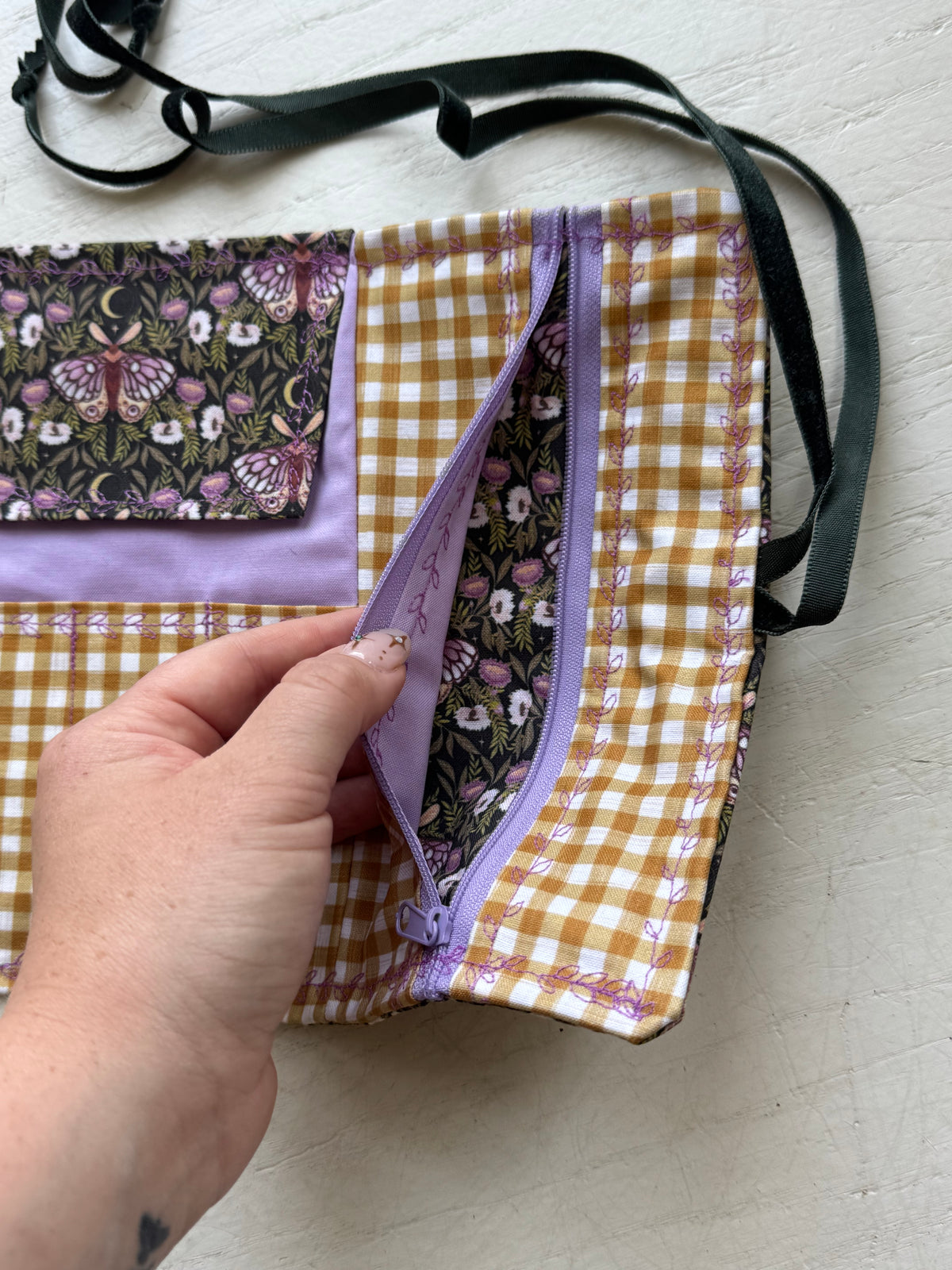 Gothic Picnic Crochet Roll