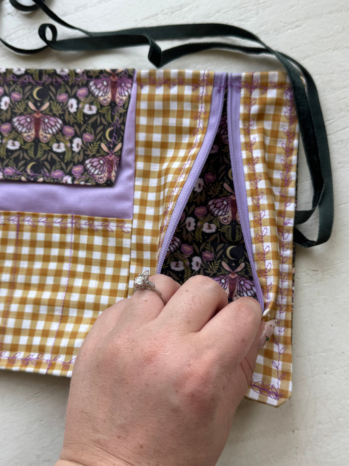 Gothic Picnic Crochet Roll