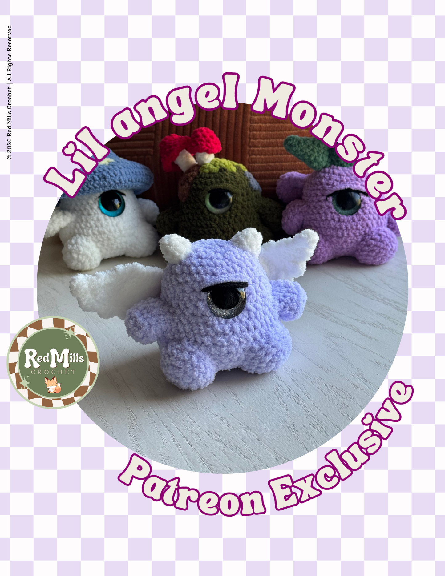 Lil' Angel Monster Digital PDF Pattern