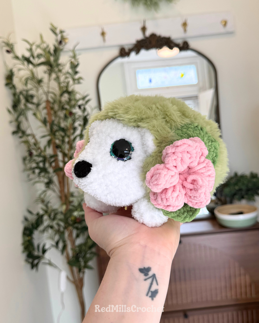 Shaymin-inspired plushie