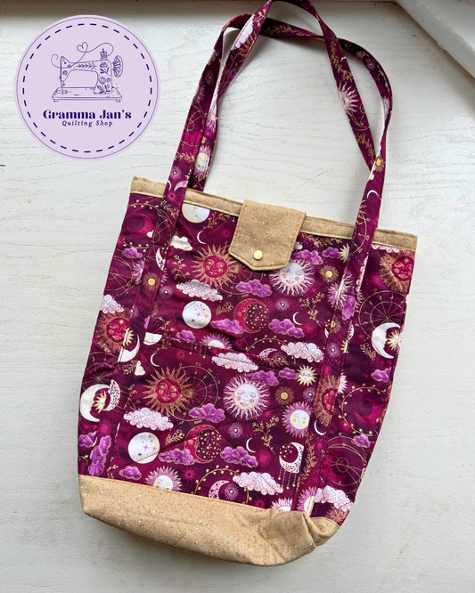 Fuschia Celestial Market bag