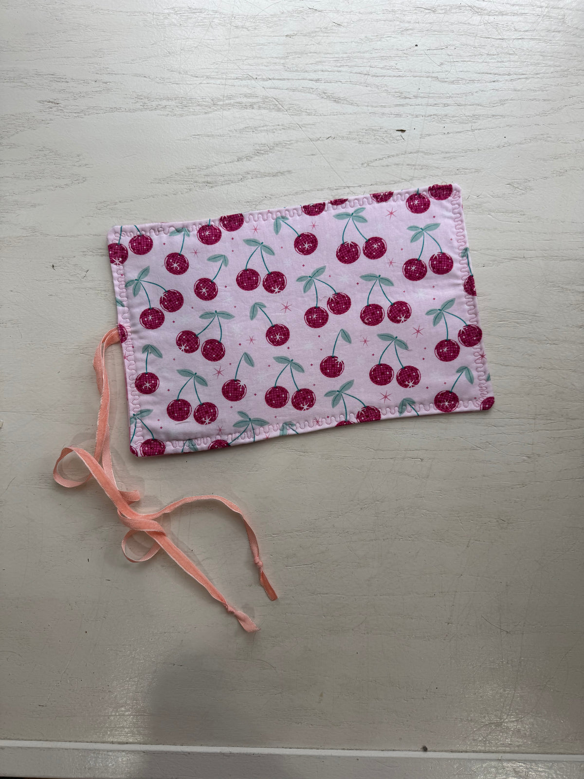 Disco Cherries crochet Roll