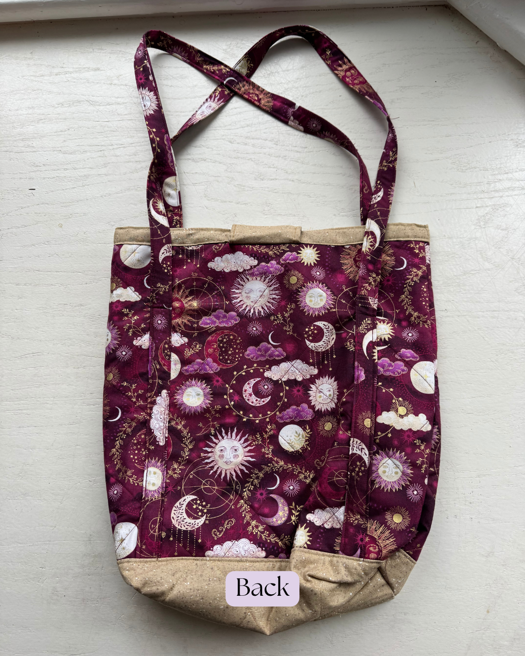 Fuschia Celestial Market bag
