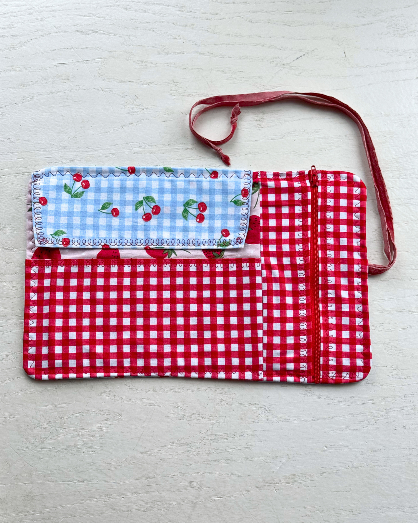 Fruity Picnic Crochet Hook Roll-up Case