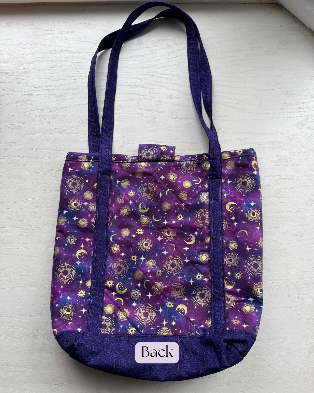 Indigo Purple Celestial Market bag