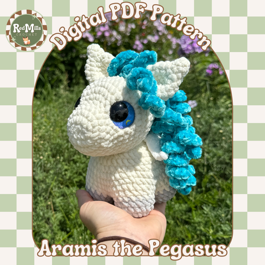 Chibi Unicorn & Pegasus crochet pattern bundle