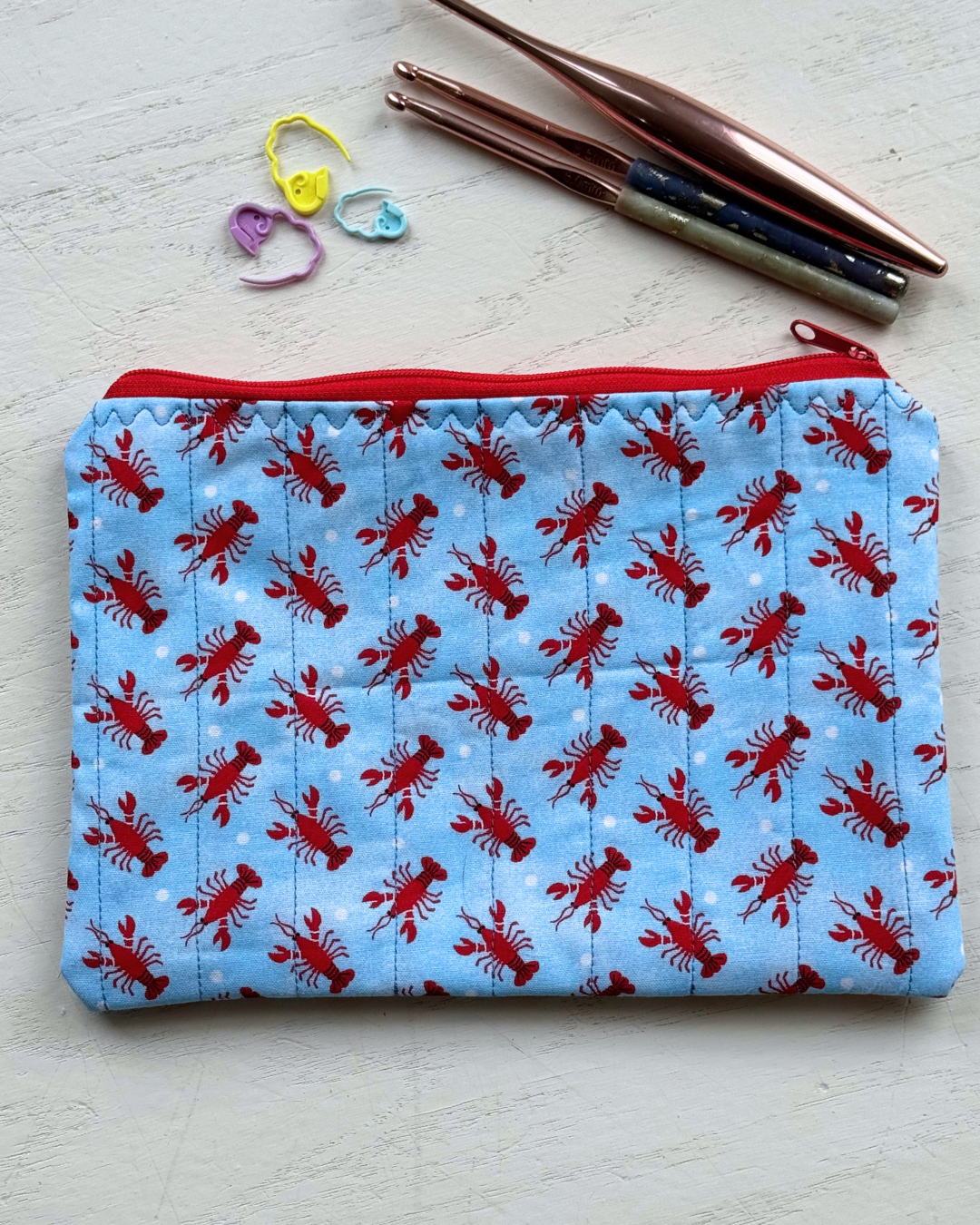Lobster Zipper Pouch