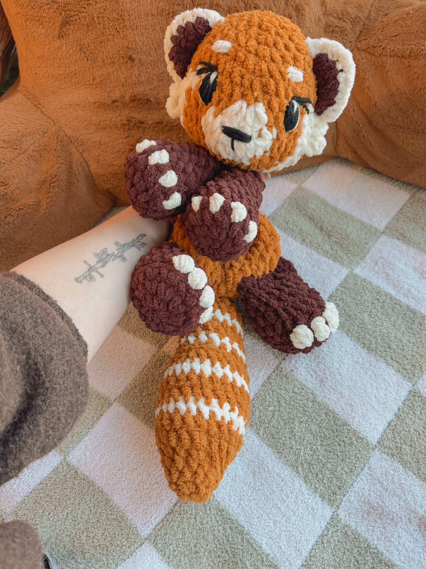 Tango the Red Panda snuggler