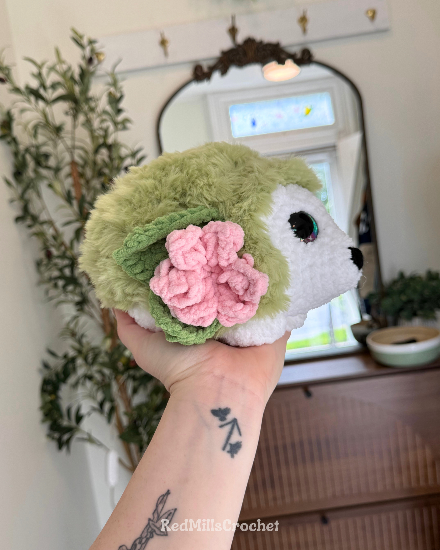 Shaymin-inspired plushie