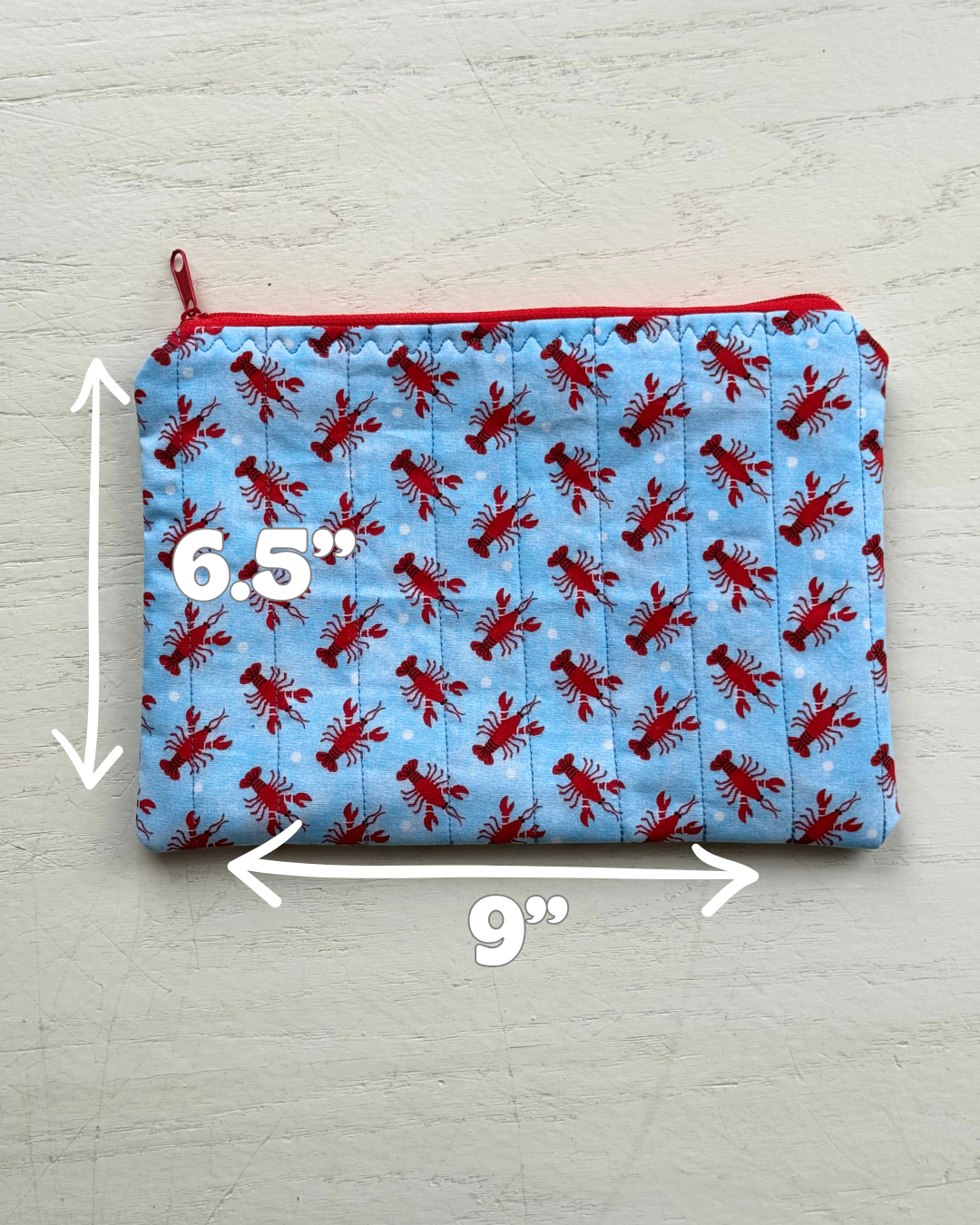 Lobster Zipper Pouch