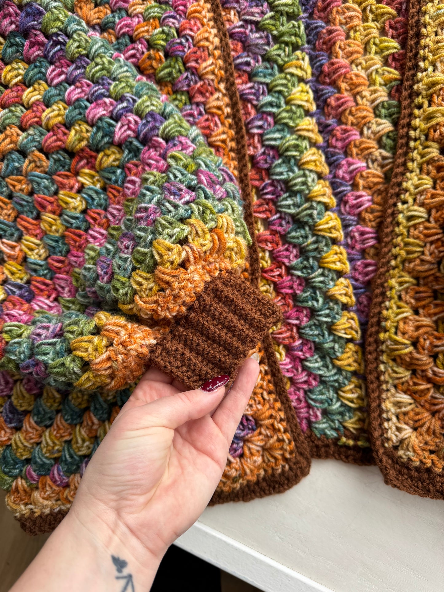 Ask Crayon box Oversized Cardigan