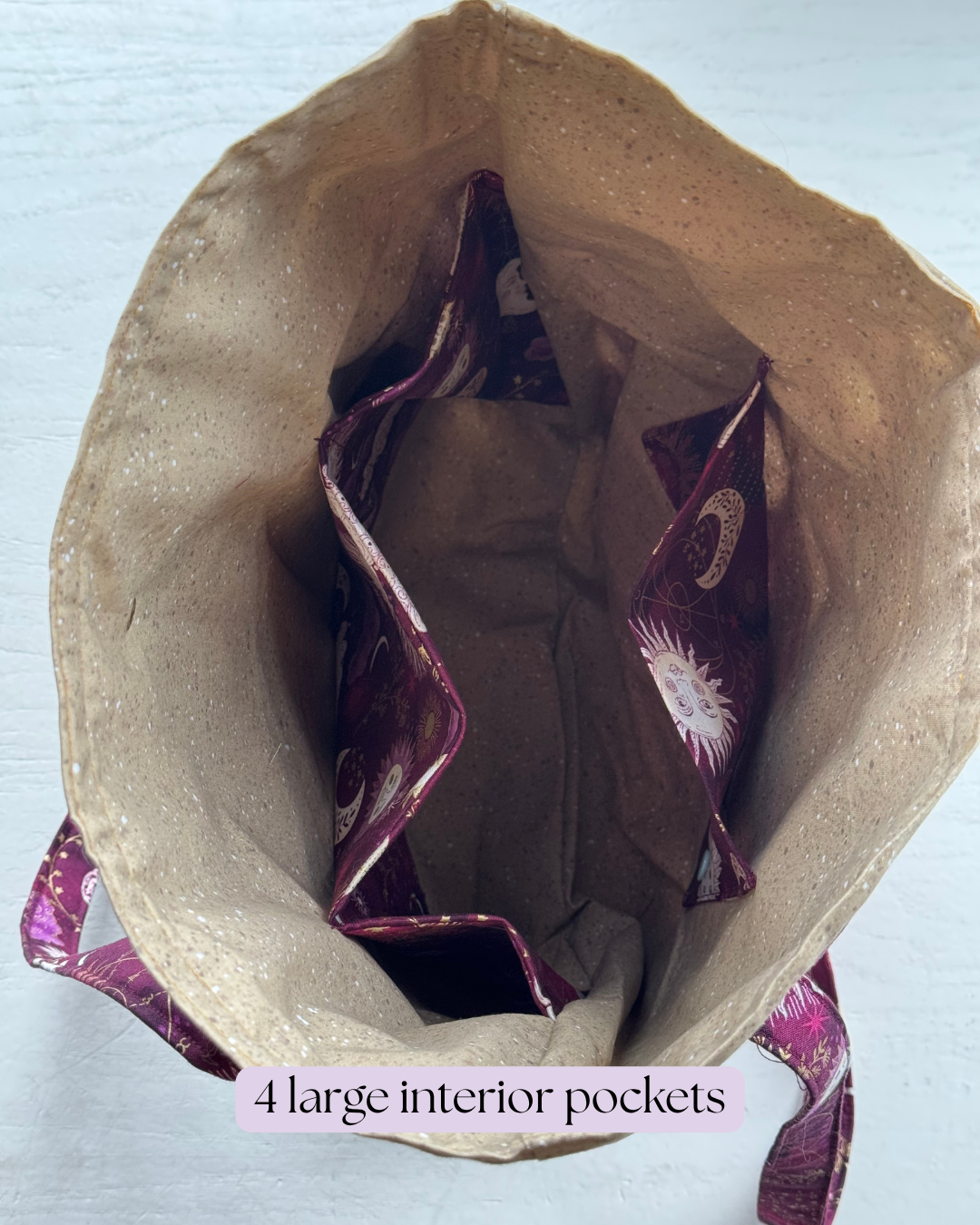 Fuschia Celestial Market bag