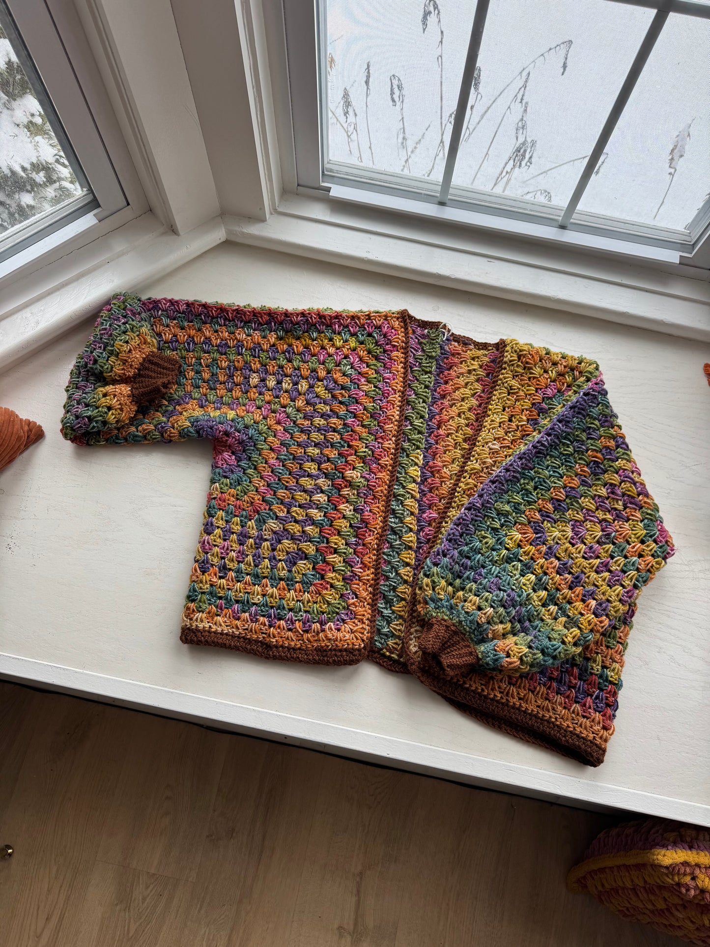 Ask Crayon box Oversized Cardigan