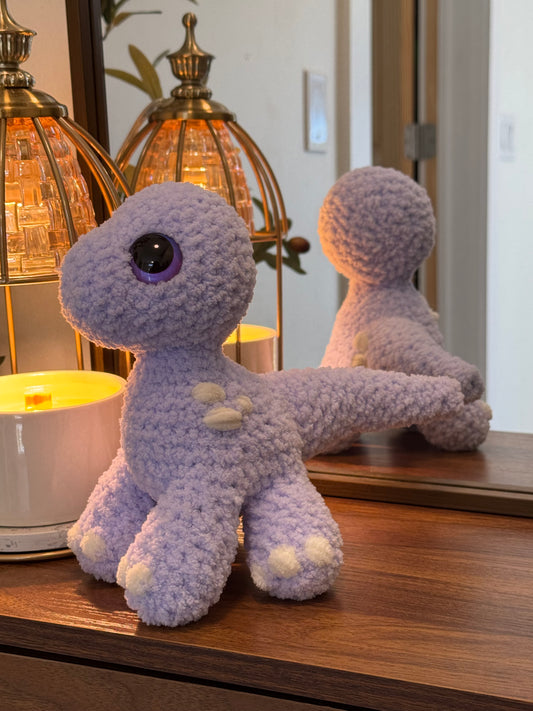 Lila the lavender Dino plushie (Copy)