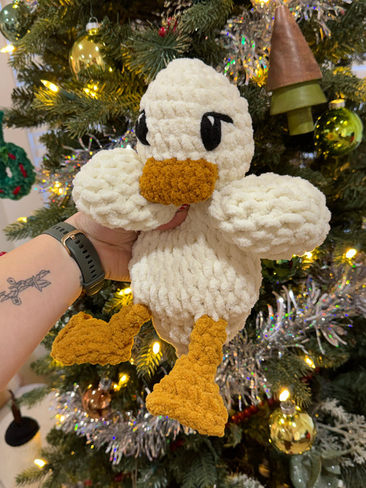 Della the White duckie Snuggler