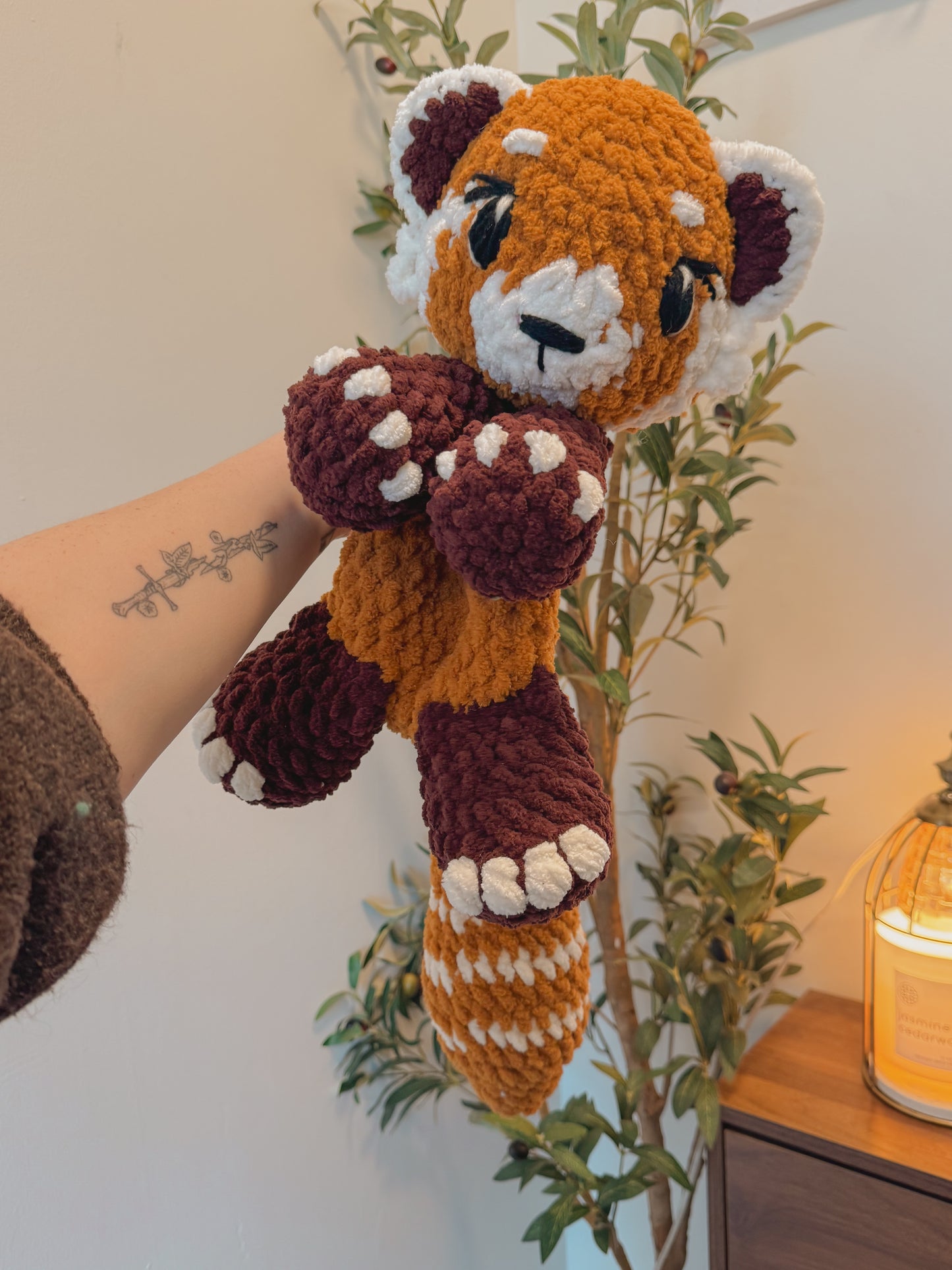 Tango the Red Panda snuggler