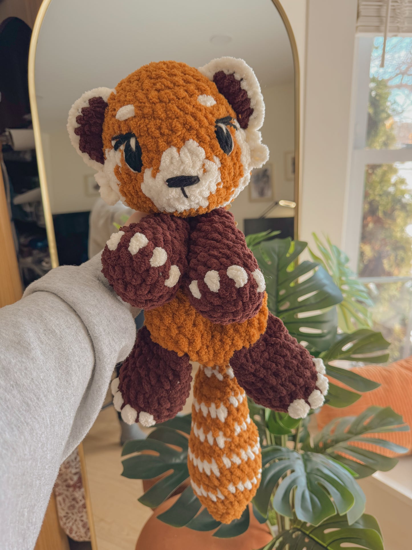 Tango the Red Panda snuggler