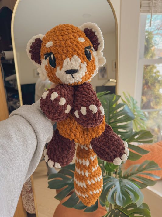 Tango the Red Panda snuggler