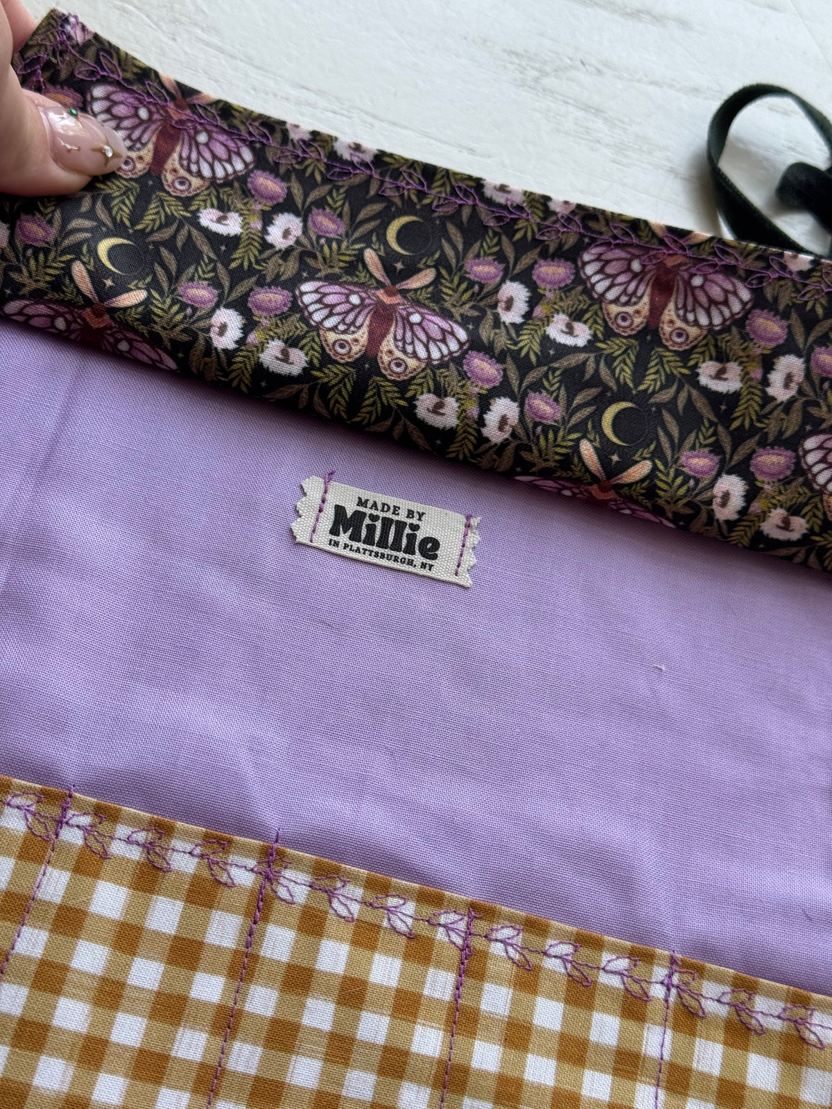 Gothic Picnic Crochet Roll