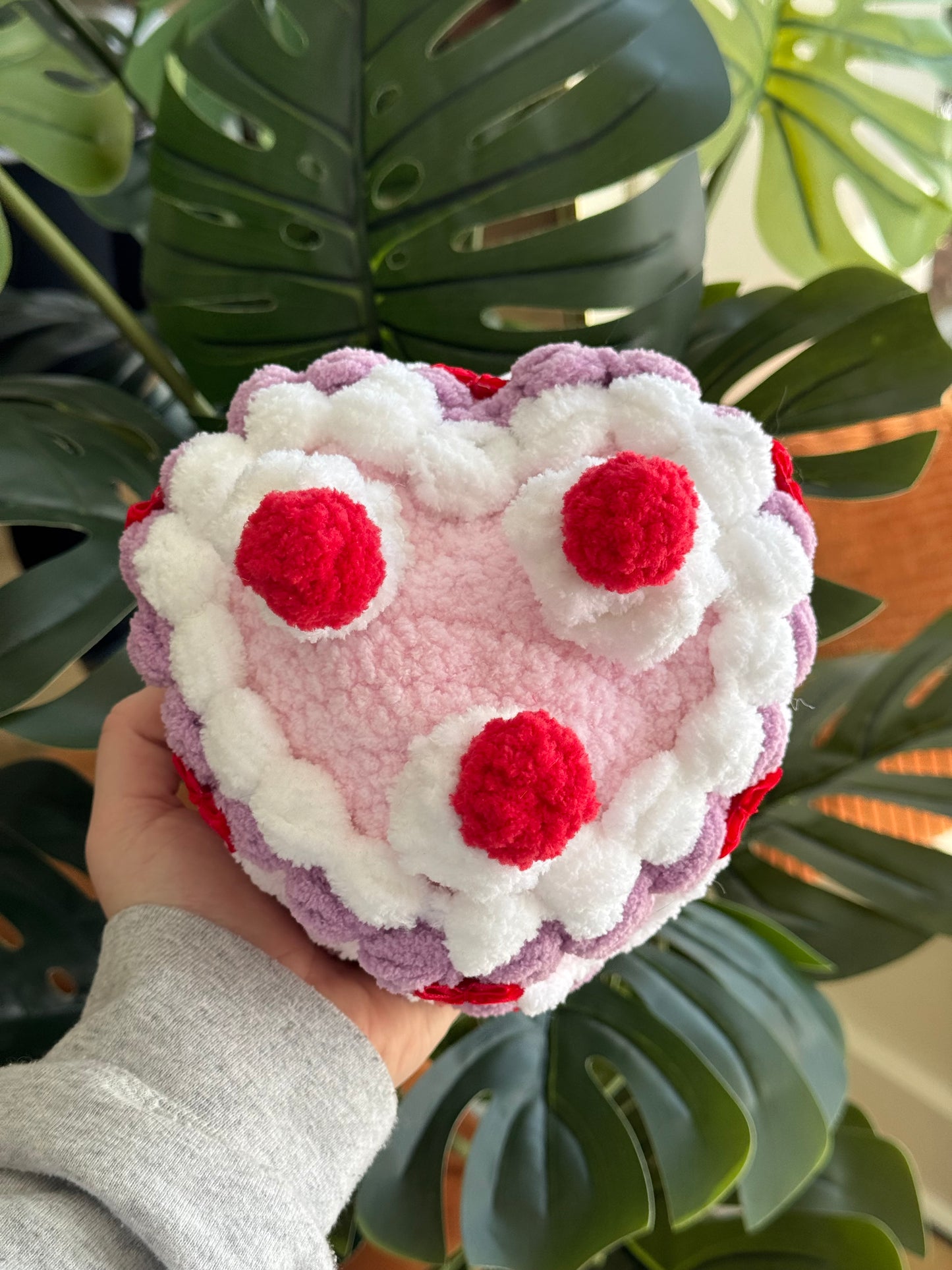 Heart Shaped Cake Plushie