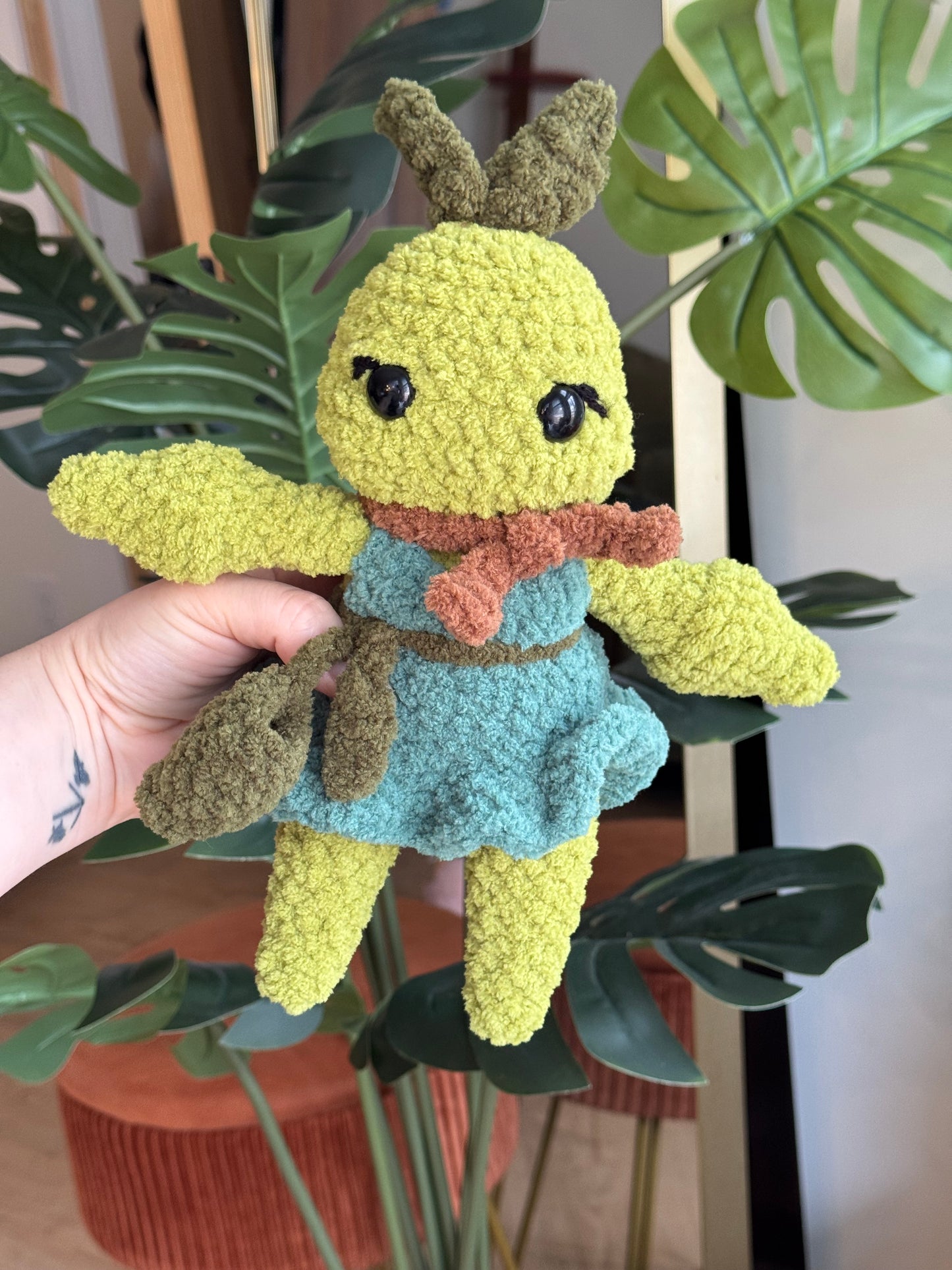 The SeedKeeper Forest Spirit plushie