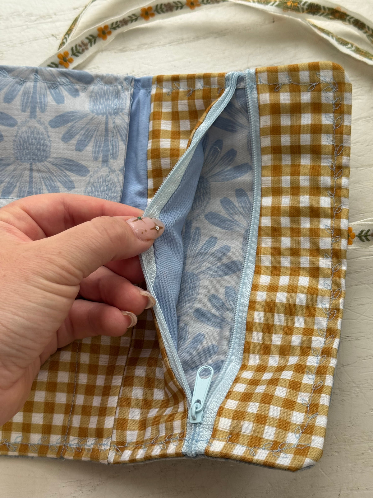 Cornflower blue crochet Roll