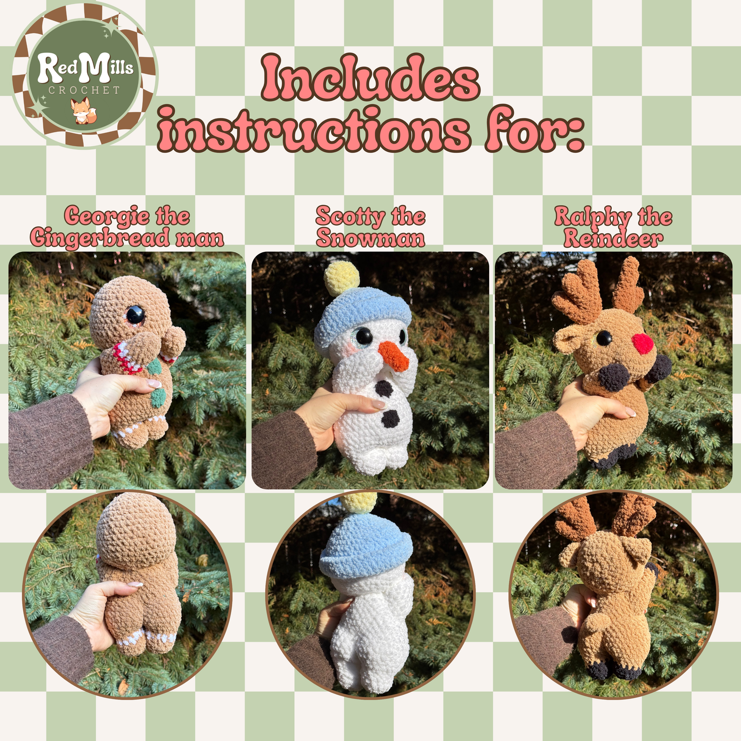 Christmas Trio Pattern Bundle