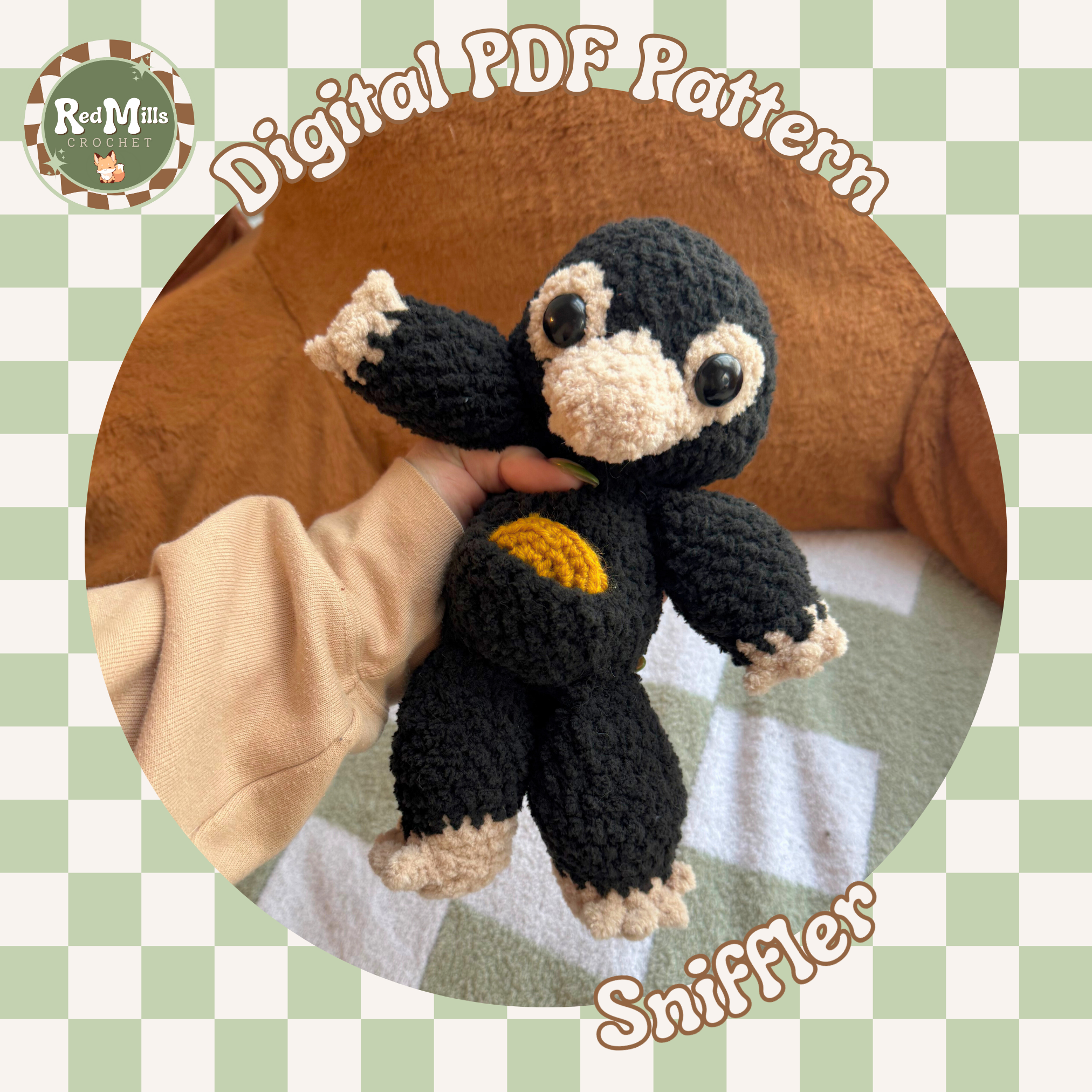 Sniffler Crochet Pattern – Red Mills Crochet