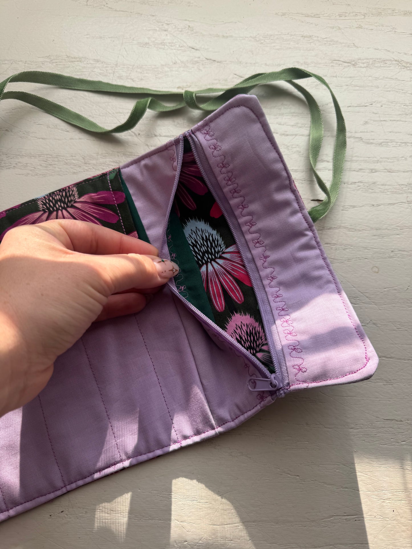 Moody Flower Power Crochet Roll