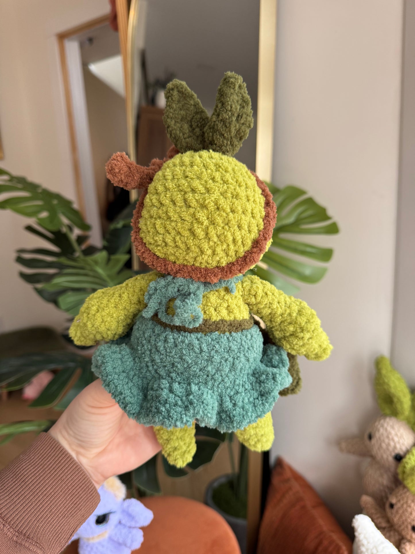 The SeedKeeper Forest Spirit plushie
