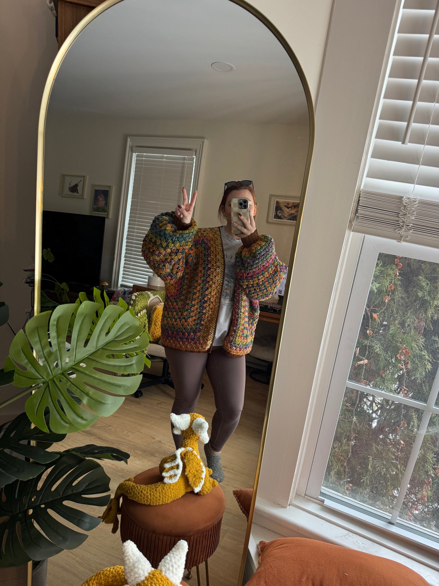 Ask Crayon box Oversized Cardigan