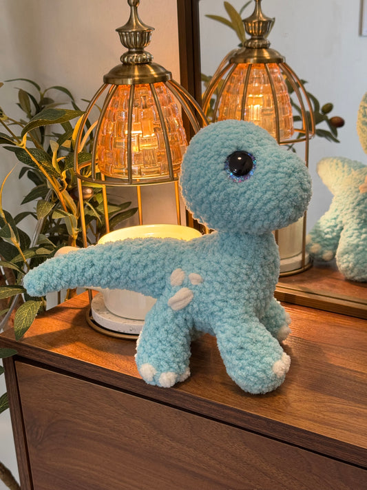 Arlo the teal Dino plushie
