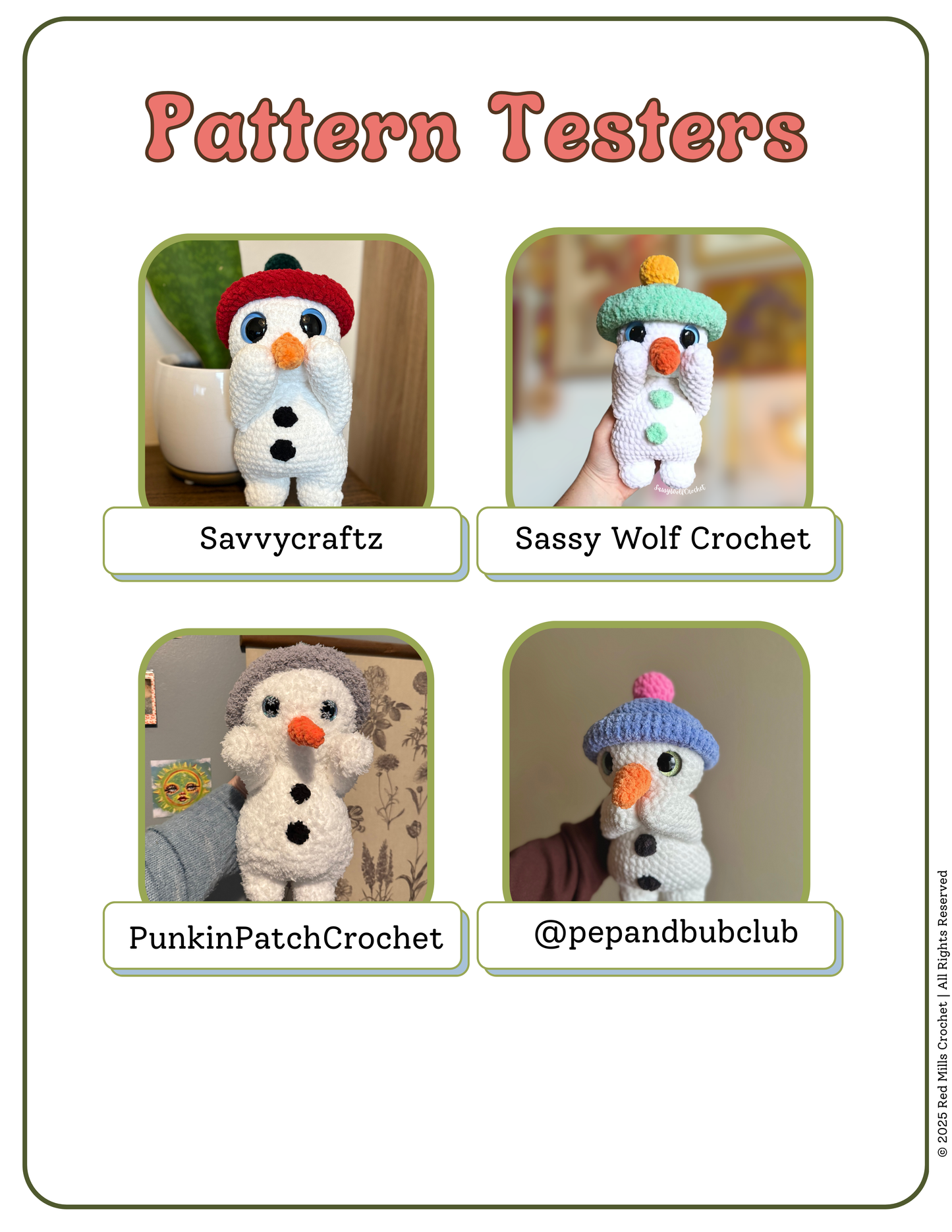 Christmas Trio Pattern Bundle