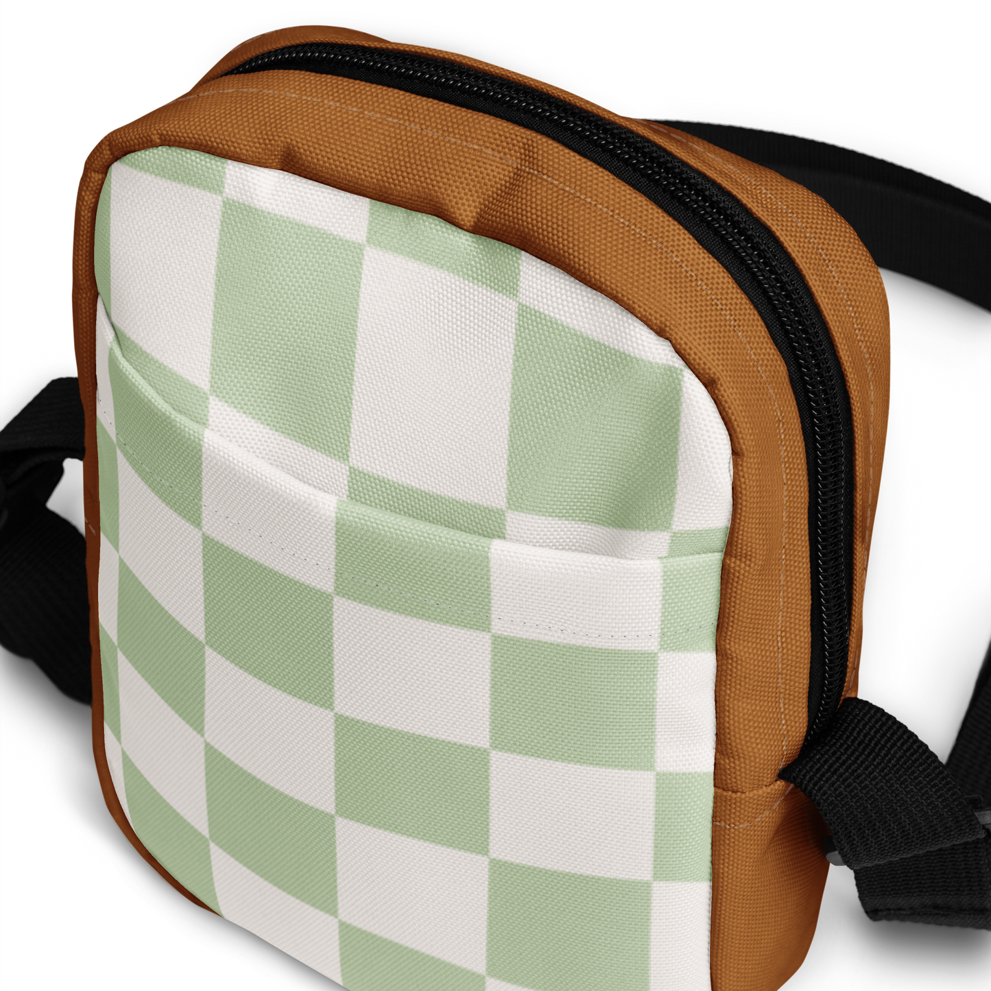 Maker’s Mini Bag – Green Checker Crossbody