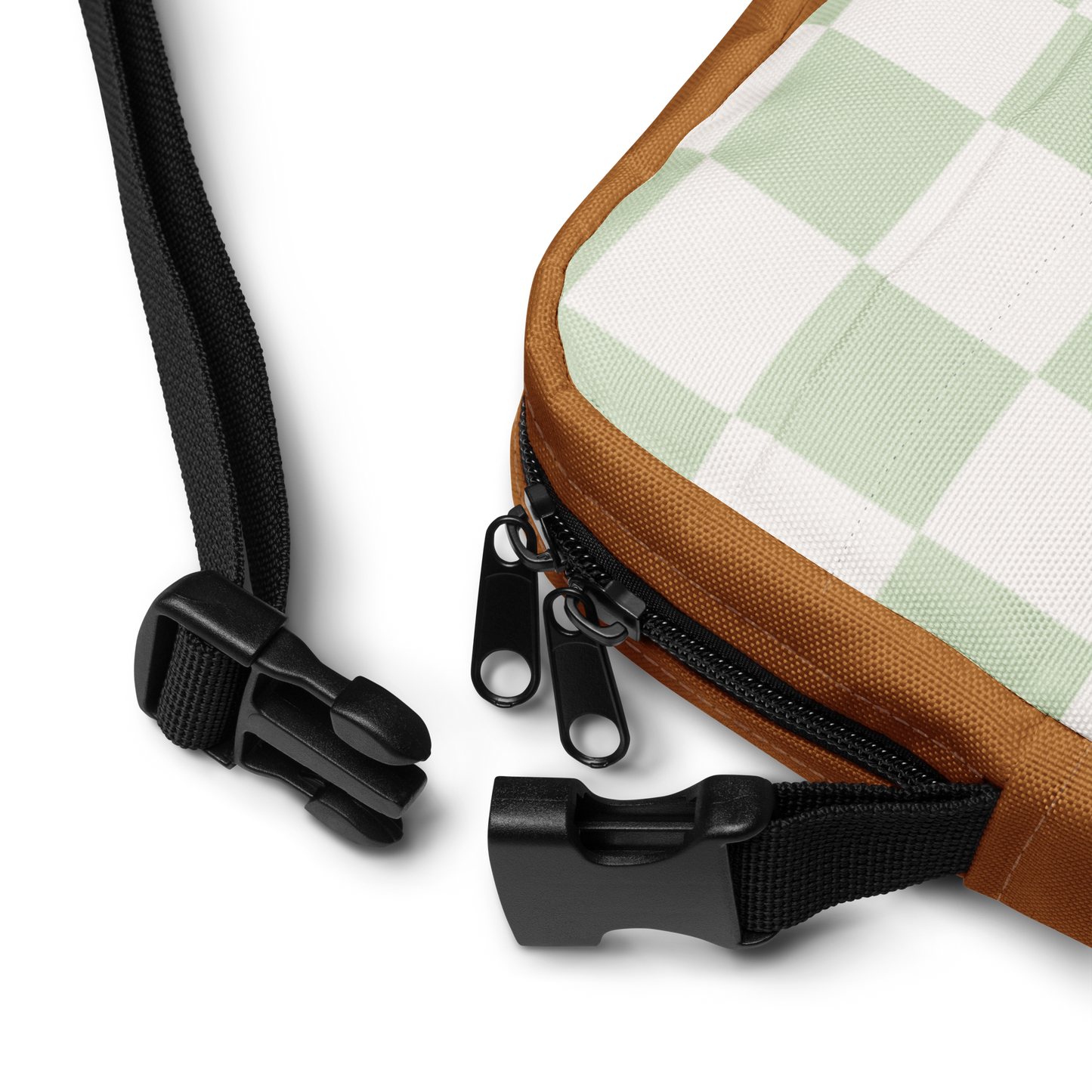 Maker’s Mini Bag – Green Checker Crossbody