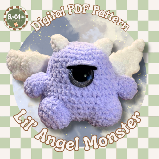Lil' Angel Monster Digital PDF Pattern