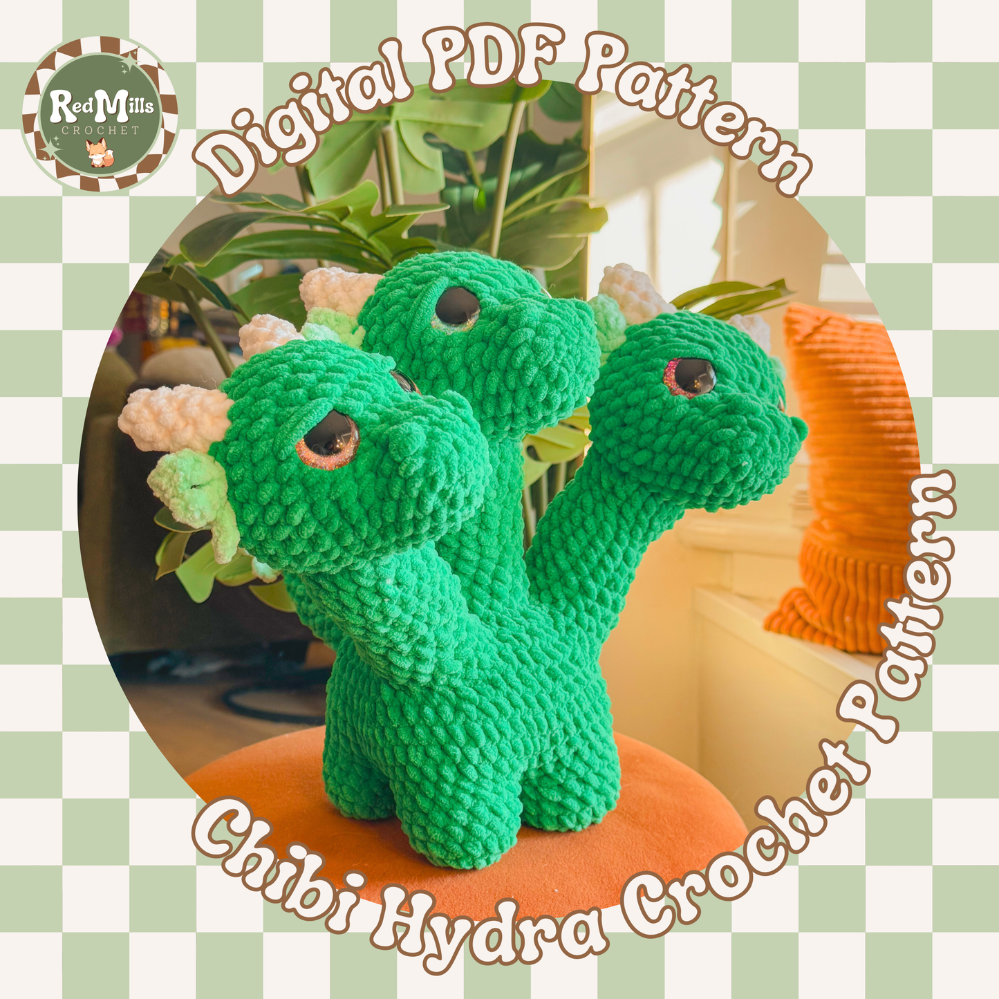 Chibi Hydra Crochet Pattern
