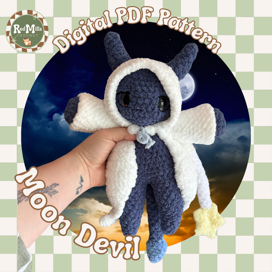 Moon Devil Digital PDF Pattern