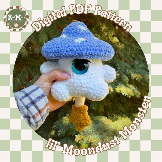 lil' Moondust Monster Digital PDF Pattern