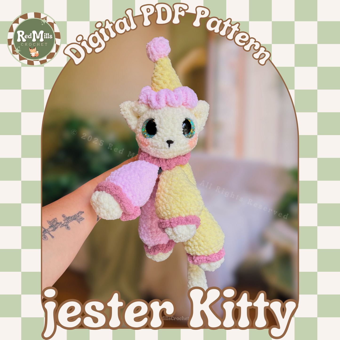 Jester Kitty Pattern