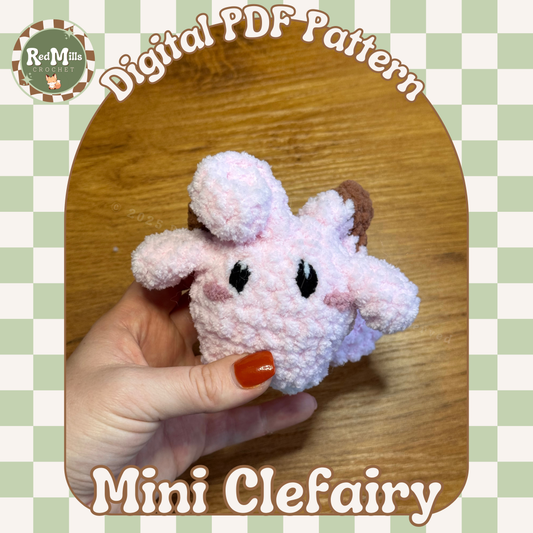 Mini Clefairy inspired pattern