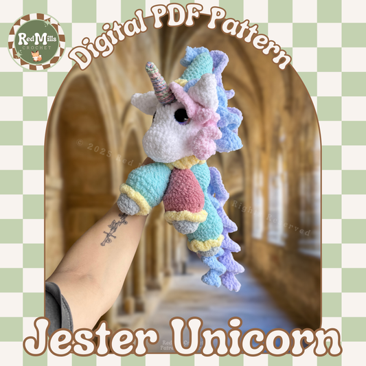 Jester Unicorn Pattern
