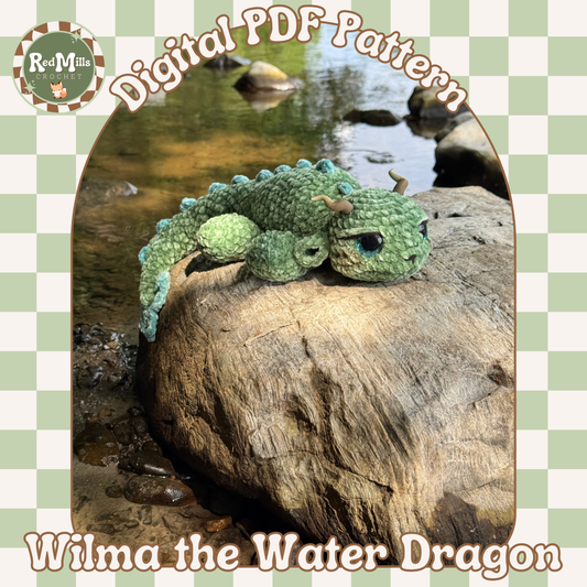 Wilma the Water Dragon Pattern